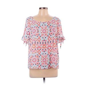 Finn & Grace Sheer Print Blouse